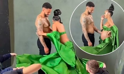 Leigh-Anne Pinnock shares backstage video from pregnancy photoshoot