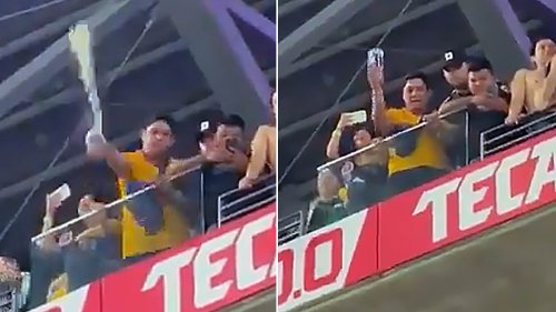 Soccer fan peed into beer cup and splashed fans at Mexican stadium
