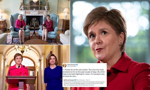 Nicola Sturgeon admits she has been 'knocked for six' by Covid after testing positive on Friday