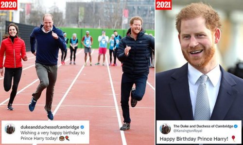 Prince William's 'curt' message to Prince Harry on his birthday