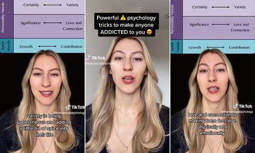 Psychologist shares six 'extremely powerful tricks' to make your crush 'addicted' to you - from being spontaneous to growing together - and how YOU can avoid getting hurt
