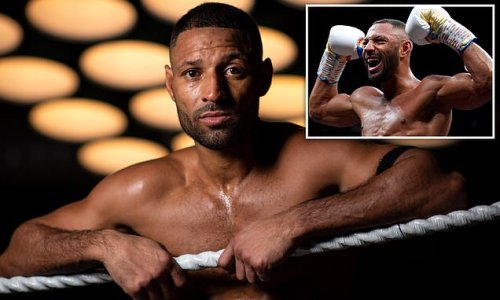 Kell Brook appears to snort white powder on film at his Sheffield home, as the former world champion shadow boxes and mumbles ‘nice’ after inhaling the substance... but his manager claims ‘it was a joke’