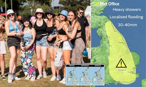Met Office warn of flooding, power cuts and 50mm of rain this weekend