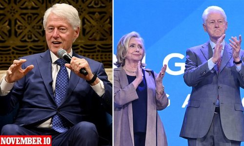 Bill Clinton, 76, tests positive for COVID: Former President says he has 'mild case' and is 'grateful' to be vaccinated and boosted