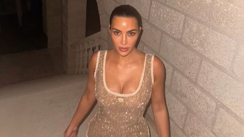 Kim Kardashian credits North West, 10, for taking her sultry vacation pictures in Turks and Caicos