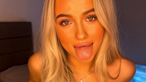 Sammy Winward's daughter Mia Dunn, 19, leaves little to the imagination as she poses topless in racy snaps - after her mother 'cut her off' for setting up OnlyFans account