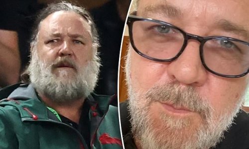 Russell Crowe shaves off 'Zeus' beard after wrapping up filming Thor
