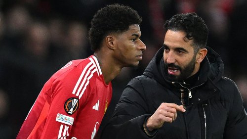 Ruben Amorim provides update on Marcus Rashford's Man United future - as he insists he's 'really happy' to see him performing for Aston Villa