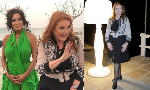 EMILY PRESCOTT: Duchess of York runs into Nancy Dell'Olio while Fergie's in Italy to receive an award for her global humanitarian deeds