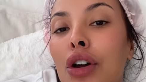 Make-up free Maya Jama reveals what she's banned from her bedroom in hysterical foul-mouthed rant - amid 'romance' with Man City's Ruben Dias