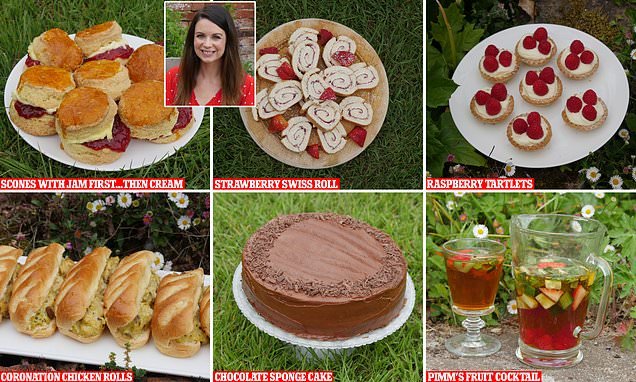 On Her Majesty's Sandwich Service: Buckingham Palace's famous garden parties are cancelled this year, but you are cordially invited to have one in your OWN garden - with help from a top royal chef