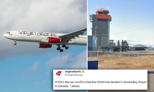 BREAKING NEWS: Virgin Flight from London to LA is forced to divert to Newfoundland airport with more than 250 passengers on board