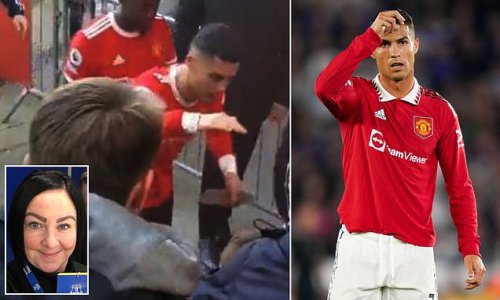 'He can't keep getting away with it!': Mum of 14-year-old autistic boy whose phone was smashed by Cristiano Ronaldo at Everton demands the Manchester United star is given 'the right punishment' after being charged with improper conduct by the FA