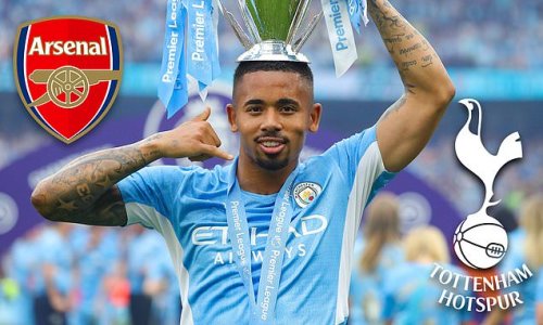 'Tottenham join Arsenal in the £42m race for Gabriel Jesus', as wantaway striker speaks out on his 'uncertain' future at Manchester City by insisting 'it's very clear what I want'
