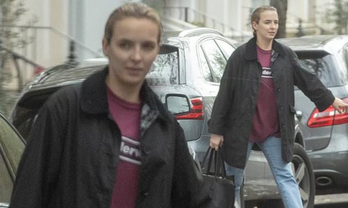 Killing Eve's Jodie Comer keeps it casual in jeans as she steps out makeup-free in London