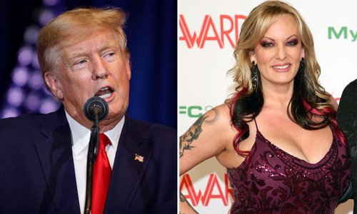'I NEVER HAD AN AFFAIR': Trump denies having sex with 'Stormy "Horseface" Daniels' and accuses 'radical' Manhattan DA Alvin Bragg of focusing on his 'hush payments' over violent crime in New York