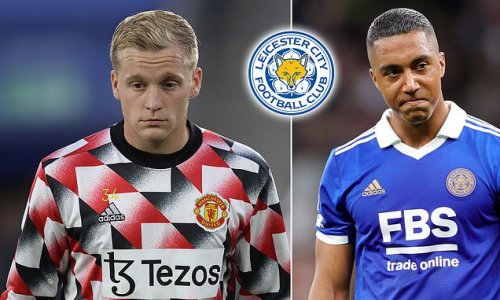 Leicester are 'eyeing a £13m move for Manchester United's out-of-favour midfielder Donny van de Beek', with the Foxes keen to find a replacement for Youri Tielemans before his contract expires at the end of the season