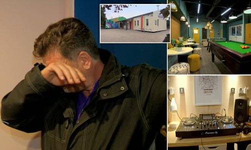 Emotional Nick Knowles breaks down in tears after the DIY SOS: The Big Build team transformed a rundown playground and youth centre into a state-of-the-art facility as a 'lifeline' for local children