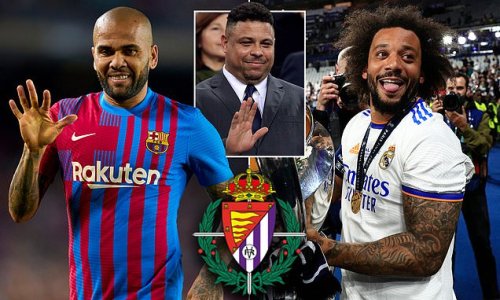 Brazil icon and Real Valladolid president Ronaldo 'aims to pair up Dani Alves and Marcelo in ambitious double swoop this summer'... with the long time El Clasico rivals set to be free agents after leaving Barcelona and Real Madrid