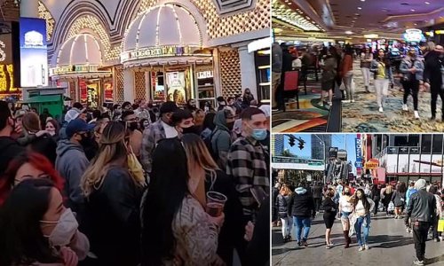 Crowds hit Las Vegas as casinos allowed 50 percent capacity Monday