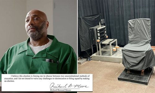 PICTURED: Firing Squad Chair South Carolina Death Row Inmate Will Be ...