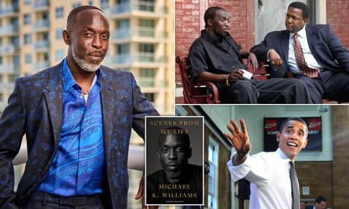 EXCLUSIVE: 'Once crack came into my life, it just moved in.' The Wire's Michael K. Williams was so high on cocaine when he was invited to meet Barack Obama his jaw locked and he couldn't speak, posthumous memoir reveals