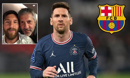 Lionel Messi's father fuels speculation of a potential RETURN to Barcelona for his son... as he admits he hopes the PSG star will move back to the Nou Camp 'some day'