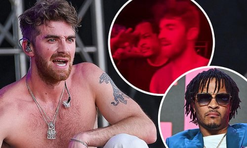 The Chainsmokers star Drew Taggart reveals rapper T.I. punched him in the face after he kissed him on the cheek and admits 'it was totally my fault'