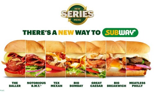 Subway launches new menu of 'chef-inspired' subs, wraps and salads that feature pre-selected fillings