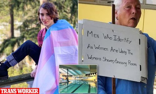 Elderly woman, 80, who has attended YMCA pool for 35 years is BANNED after demanding transgender worker leave women's locker room accusing them of 'watching little girls pulling down their suits'