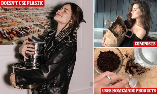 'Trash is for tossers': 31-year-old 'Zero-waste' influencer who has produced just one jar's worth of trash in FOUR YEARS reveals secrets behind her sustainable life - from rejecting ALL plastic to using homemade deodorant