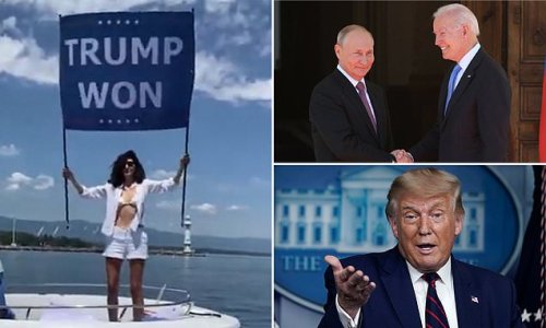 Osama bin Laden's pro-Trump niece protests Joe Biden's Geneva summit