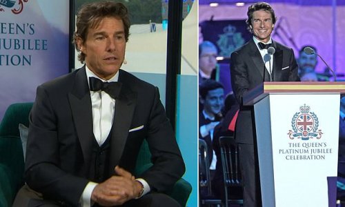 'He's getting more PR than the Queen!' ITV bosses are slammed after Tom Cruise used Platinum Jubilee interview to plug new Top Gun movie