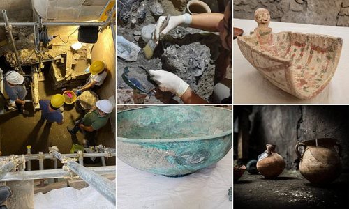 Uncovering the history of Pompeii's middle-class: Archaeologists discover four new rooms in an ancient house that provide a rare glimpse into the lives of ordinary citizens before Mount Vesuvius' devastating eruption