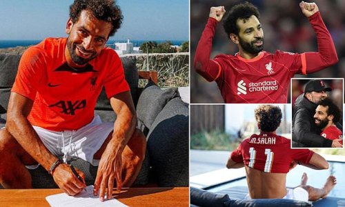 Mohamed Salah ends his Liverpool stand-off and signs a three-year deal worth nearly £400,000-a-week to become the best paid player in Anfield HISTORY after months of talks