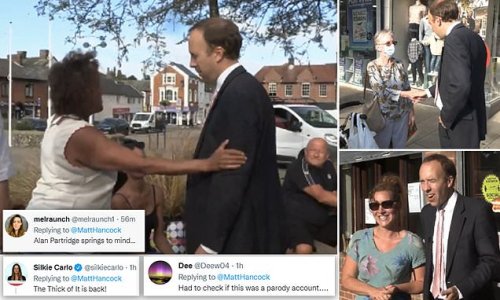 Matt Hancock's comeback video met with ridicule online