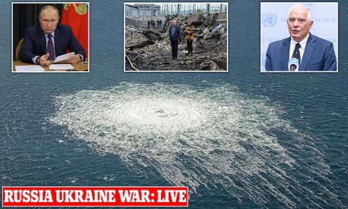 Russia and Ukraine war LIVE: EU insists Nord Stream gas pipeline explosions were sabotage and warns Putin of retaliation