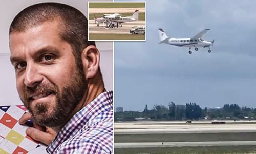 REVEALED: Hero passenger with no flight experience who landed plane after pilot became 'incoherent' is an interior designer, 39, who was on way to Florida from Bahamas fishing trip