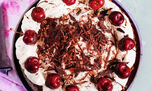 Ice breakers! Black Forest ice cream tart