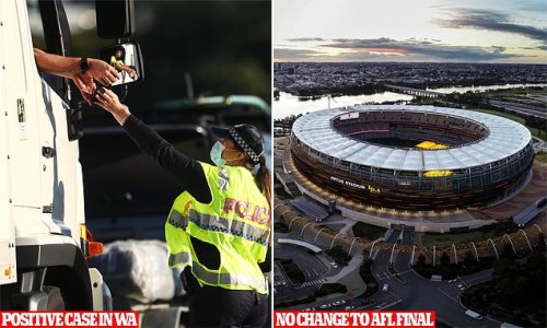 Panic in WA as truckie tests positive for Covid as AFL final looms