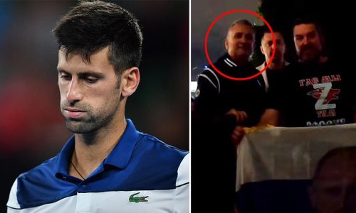 Novak Djokovic's father is NOT at Melbourne Park to support his son in Australian Open semi-final after video emerged showing support for Russia