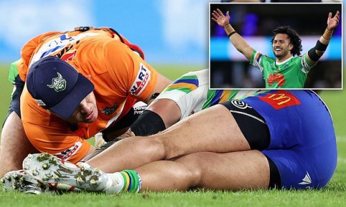 Revealed: The worrying reason Raiders forward Corey Harawira-Naera suffered a seizure on the field despite not being involved in a tackle before sickening scenes shocked footy world