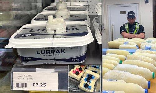 Hard Up Brits Steal Milk As Supermarkets Put Security Tags On Butter Amid Cost Of Living Crisis