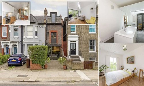 Is this the most expensive tiny house for sale in Britain? Family home in Hackney is less than THREE yards wide and is listed for £1.3m
