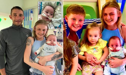 Father recalls the moment he was asked to choose between his baby or his fiancée during a traumatic delivery - before his 'warrior' son was born weighing less than a bag of sugar and died eight months later