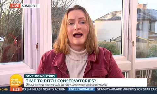 Green campaigner lectures on damage of conservatories - while in hers