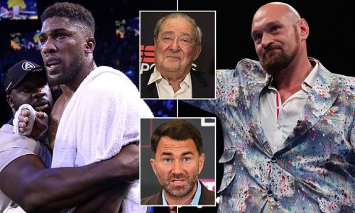 'He's stalling until the deal dies': Bob Arum says EDDIE HEARN is to blame for the breakdown in talks for Anthony Joshua vs Tyson Fury with the Matchroom kingpin 'doing whatever he can' to prevent AJ from fighting the Gypsy King