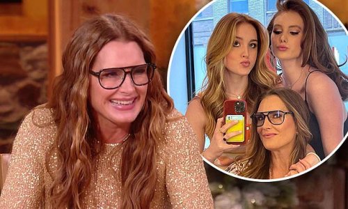 Brooke Shields tells daughters Rowan and Grier she doesn't cook for the holidays because she's 'busy doing Christmas movies' in fun Rachael Ray clip