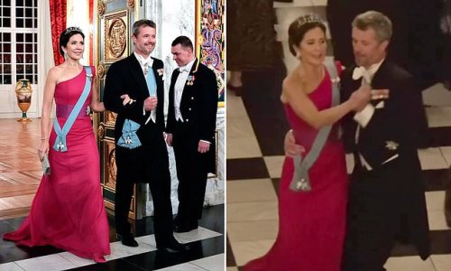 She's got the moves! Sweet moment Princess Mary is spotted dancing with her husband of 18 years at a royal gala after an embarrassing blunder saw her disinvited from the Queen's funeral