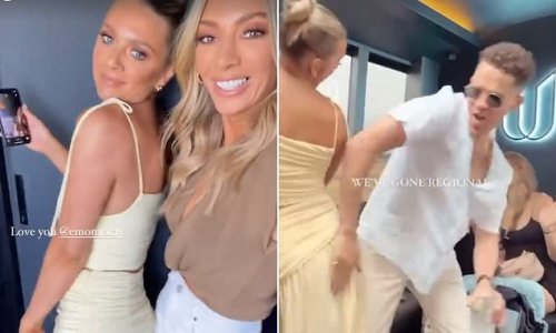 Emily McKay parties hard after her shock split from AFL star Majak Daw